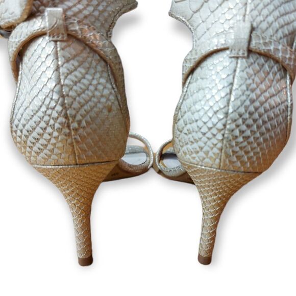 Alfani Casedy Creamy Gold Sandals Size 6 - Picture 6 of 12